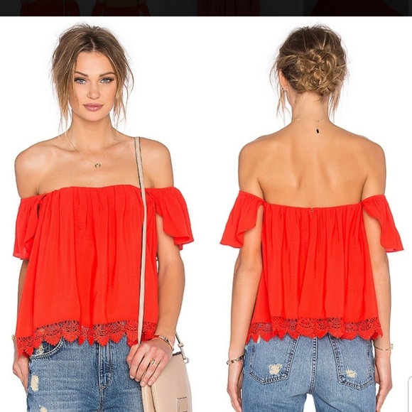 Lovers + Friends Tops - Lovers + friends off shoulder top from Revolve
